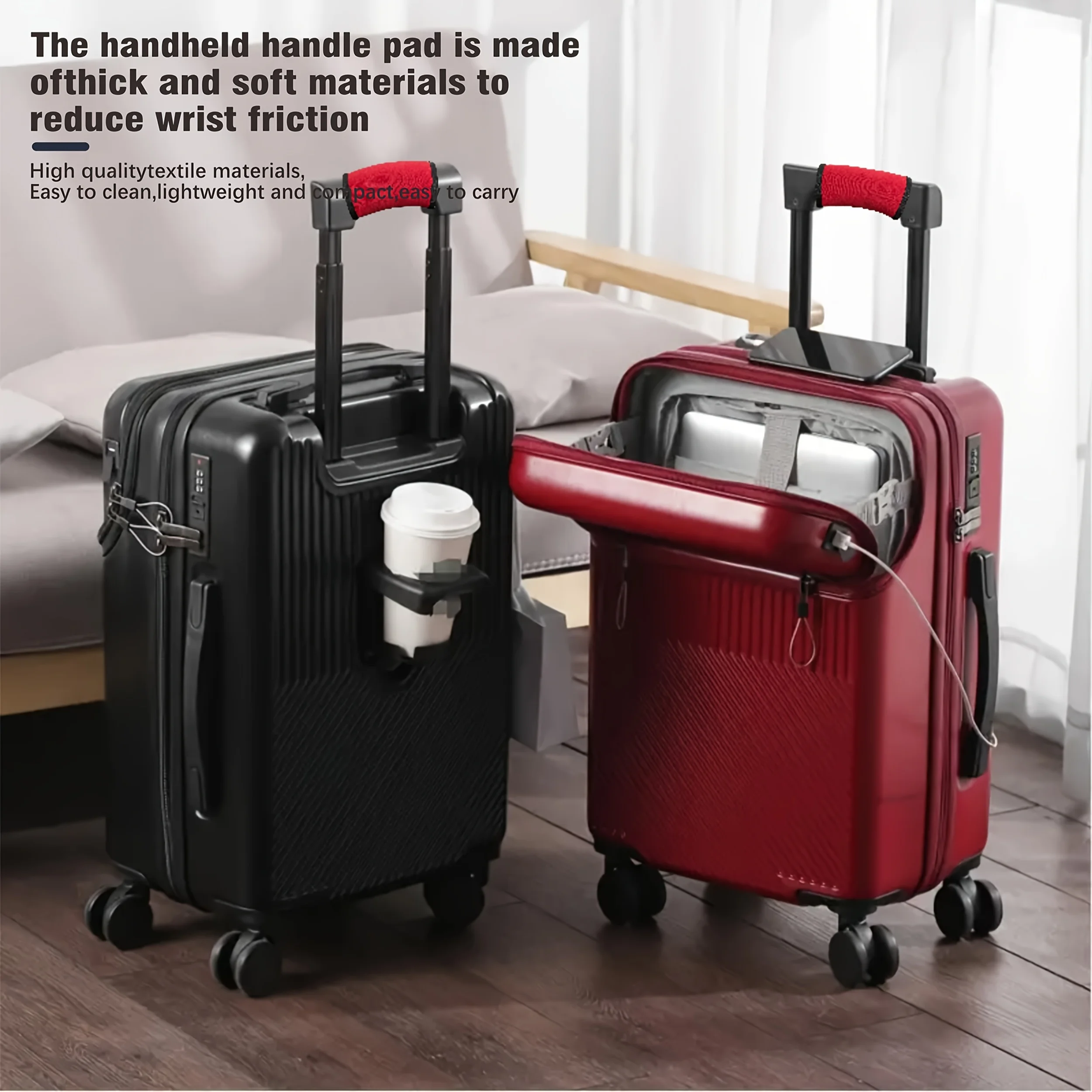 

Ручки для мягких и удобных ощущений — многоразовые для чехлов на ручки для чемоданов, функциональных чехлов на ручки для дорожных сумок