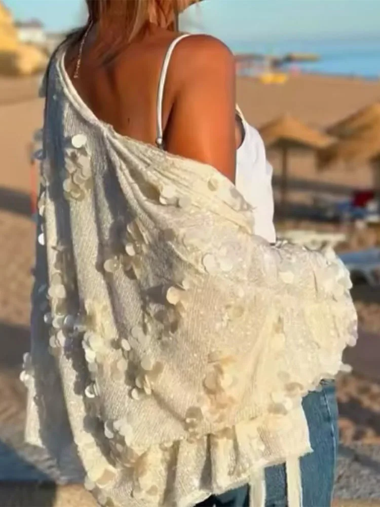 春と夏の新しいファッションカジュアルトップス用の光沢のあるレースアップVネック無地カーディガン長袖トップス