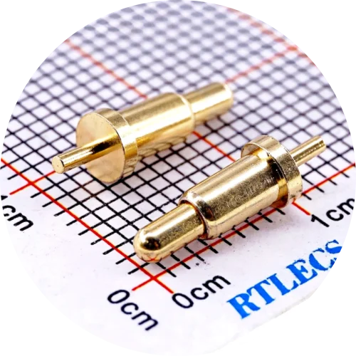 2/5/20 Stück Gesamtdurchmesser 4,0 mm Hochstrom-Pogo-Pin-Stecker 1A 2A 4A 5A Batterie Federbelastete Nadel Testsonde vergoldet – Detail 4