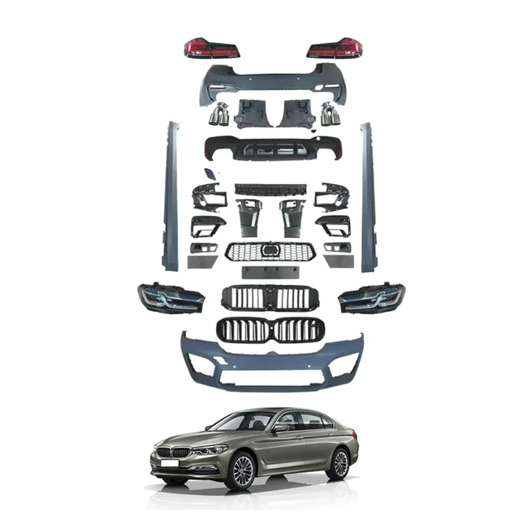 

High quality M5 Style body kits Front Rear Bumper Side skirts body kit for BMW 5 Series G30 G38 2021-2023