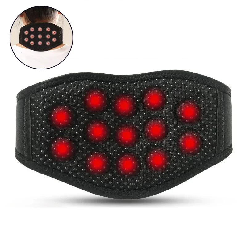 

7/9/13 шт. магнитный самонагревающийся бандаж для шеи, турмалиновая инфракрасная терапия, облегчение боли, защита шеи, поддерживающий пояс для шеи