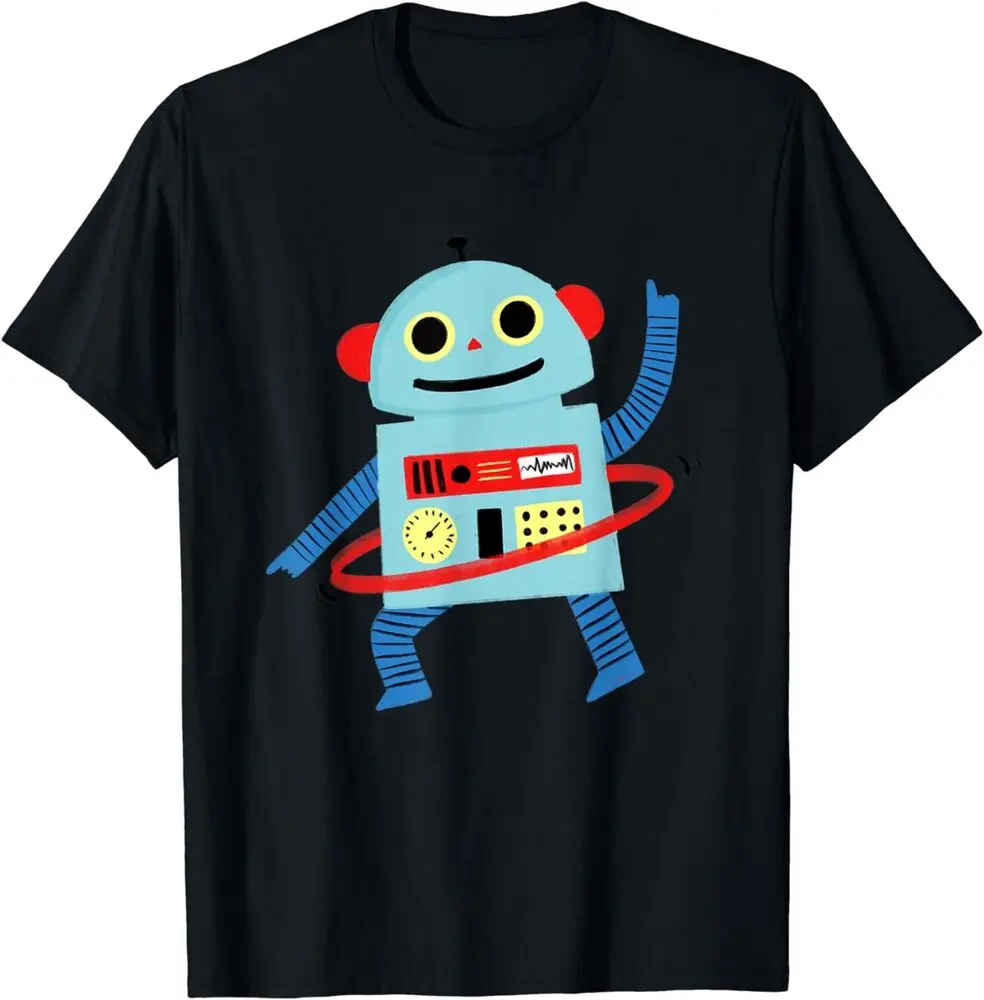 Cute Robot - Adorable Illustration  Classic TShirt sAnime Pattern Clothing Y2K Summer high quality