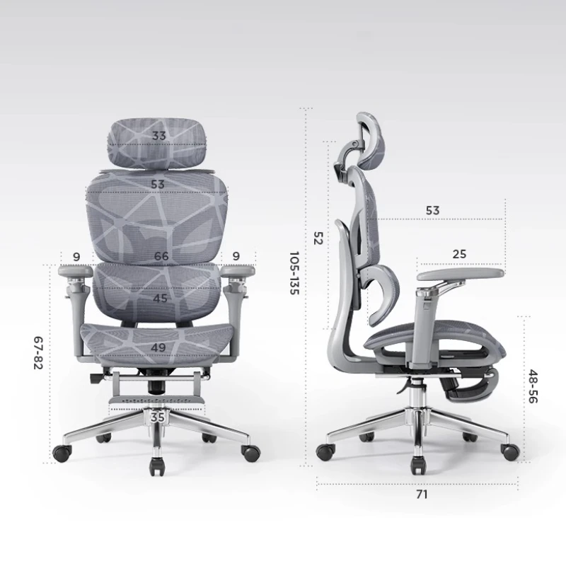 

Office Gaming Chair Ergonomic Executive Desk Computer Furniture Modern Mesh Swivel Rolling Adjustable Sillas Gamer Gaming