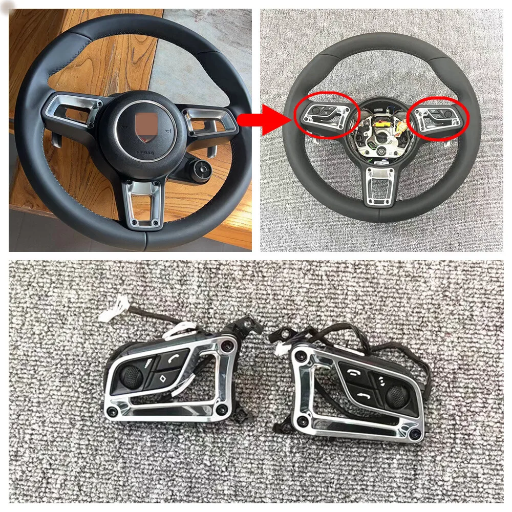 

WXZOS Sale Silver Multi Steering Wheel Control Switch for Porsche Cayenne(92A) 2014-17
