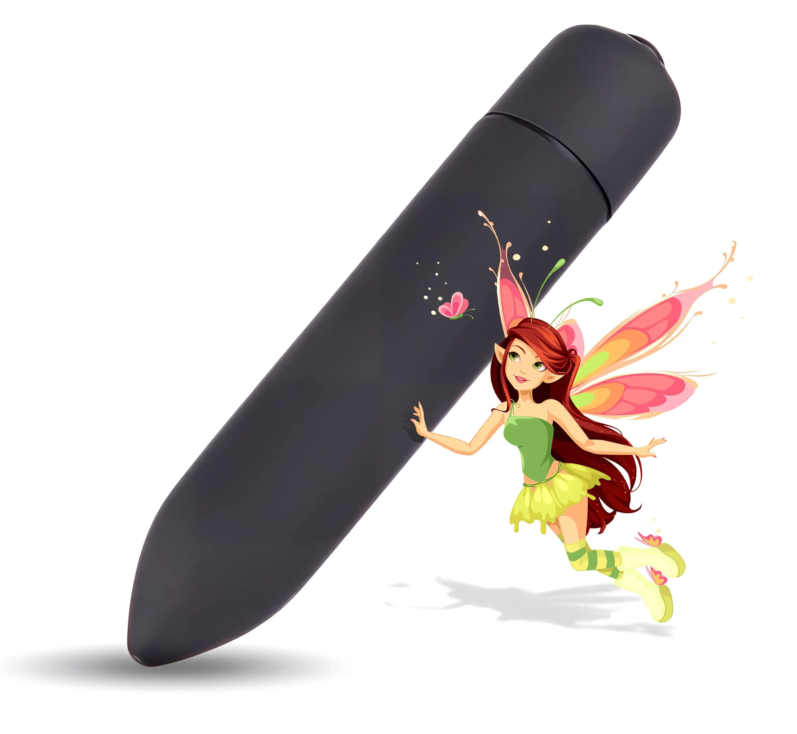 Clitoral G Spot Vibrator Bullet - Clit & Nipple Stimulator - Pocket Size Discreet - Portable Waterproof Body Safe - Adult S