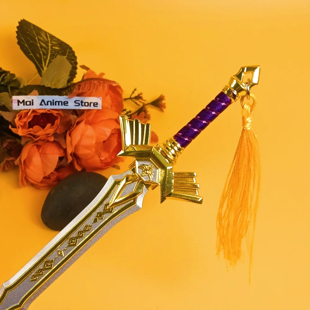 8.6in زيلدا كاتانا معدن أصلي ساموراي صابر دمشق السيف الأرجواني زيلدا أنيمي الحجم الحقيقي اليابانية كاتانا نينجا سكين لعبة هدية