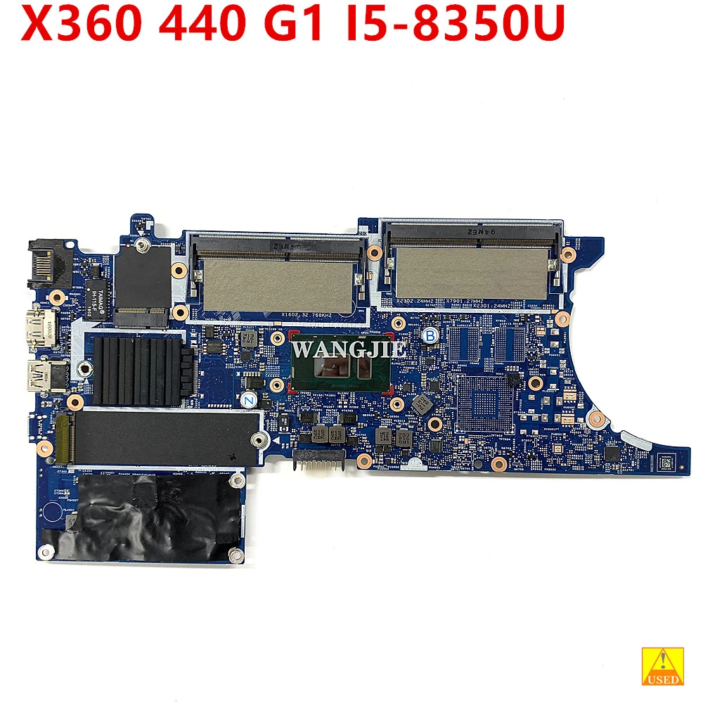 

For HP Probook X360 440 G1 Laptop Motherboard 17869-1 448.0EQ08.0011 SR3L9 I5-8350U DDR4 100% Fully Tested