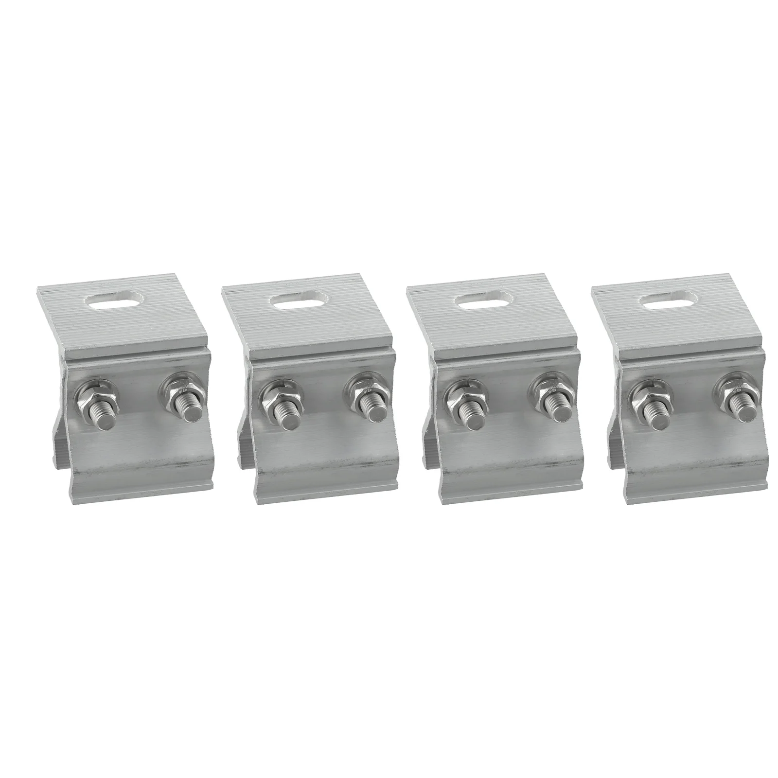 Mounting Bracket Solar Panel Stainless Steel Fixing Clamp Mounting Bracket And Boat For Roof Clear Mill Finish