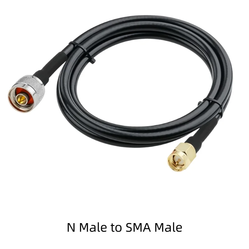 N to SMA Male plug to Female jack Connector Low Loss SYV50-5/5DFB （LMR300）Coaxial Feeder Jumper Extension Cable