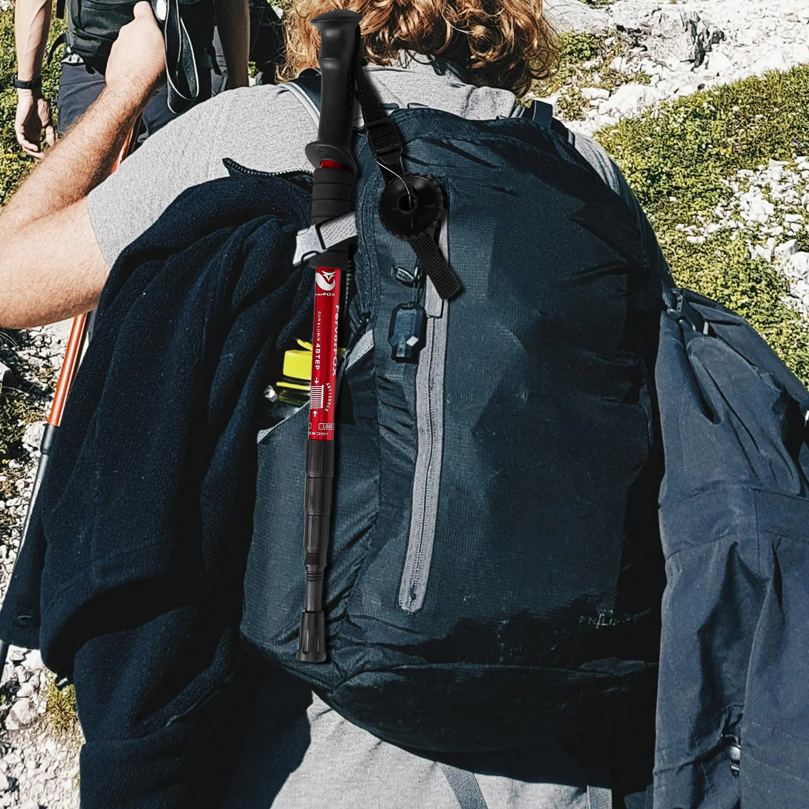 

Adjustable Trekking Poles Lightweight Stick For Seniors Walking Sticks For Hiking Outdoor Camping Travel Portable Hiking