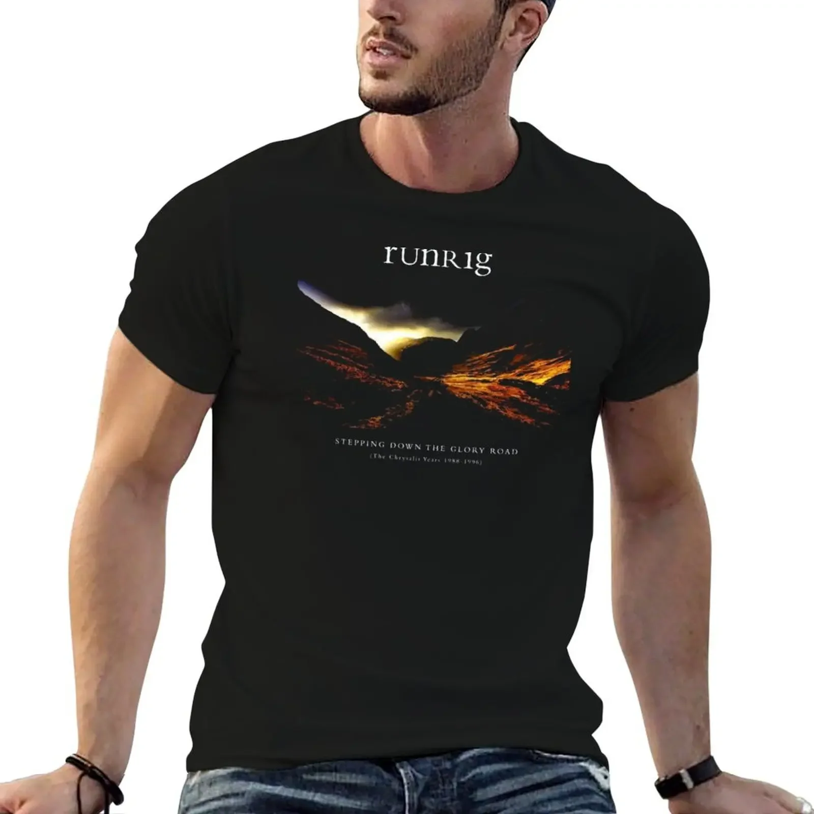 RUNRIG BAND T-Shirt shirts graphic tees blue archive man clothes luxury clothes men