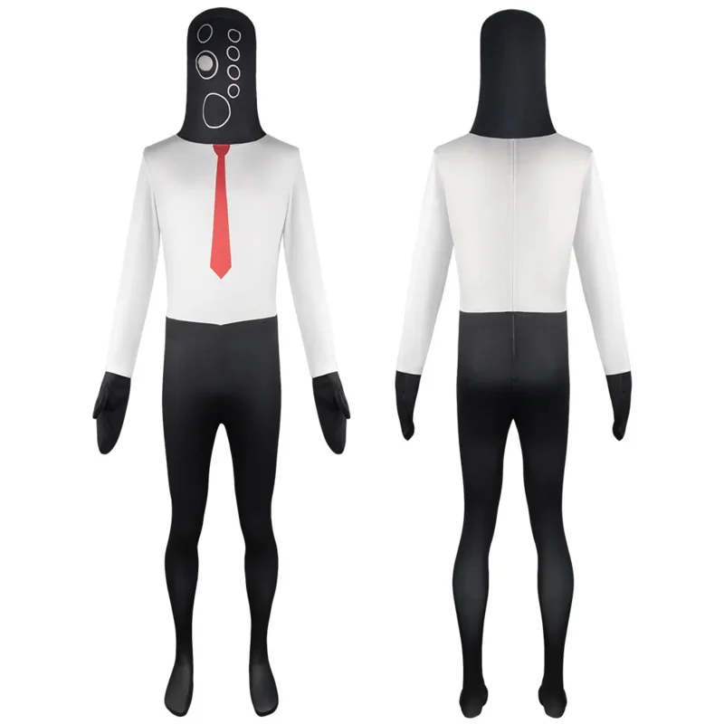 Costume de Cosplay de Toilette pour Enfant, Camara, Caméra, Haut-Parleur, TV, Amusant, Jeu d'Horreur, Vêtements d'Halloween