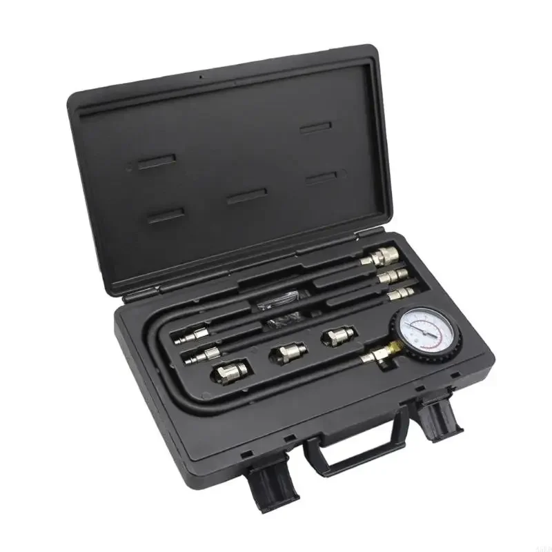 

Professional Multiple Vehicle Gasolines Engine Compression Tester With Double Scale Gauge And Storage Case