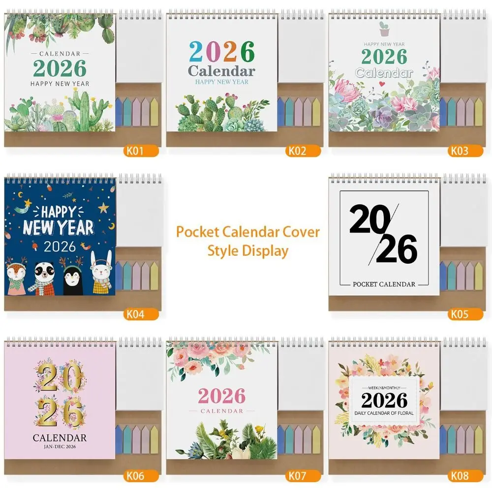 

Декоративный настольный календарь, стабильная поддержка, треугольная поддержка, настольный календарь, настольный календарь, переплетный календарь, календарь на 2026 год