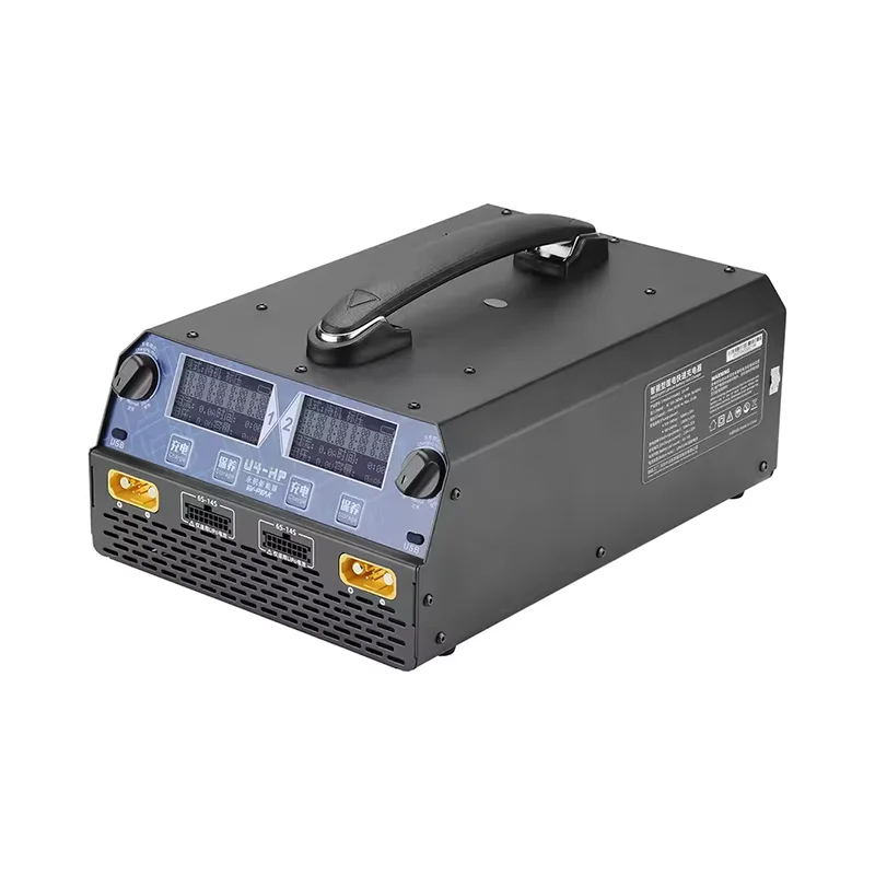 U4-HP 2400W 25A شاحن ميزان ذكي ثنائي القناة/طائرة بدون طيار RC LiPo/LiHv 6S-14S بطارية تيار متردد