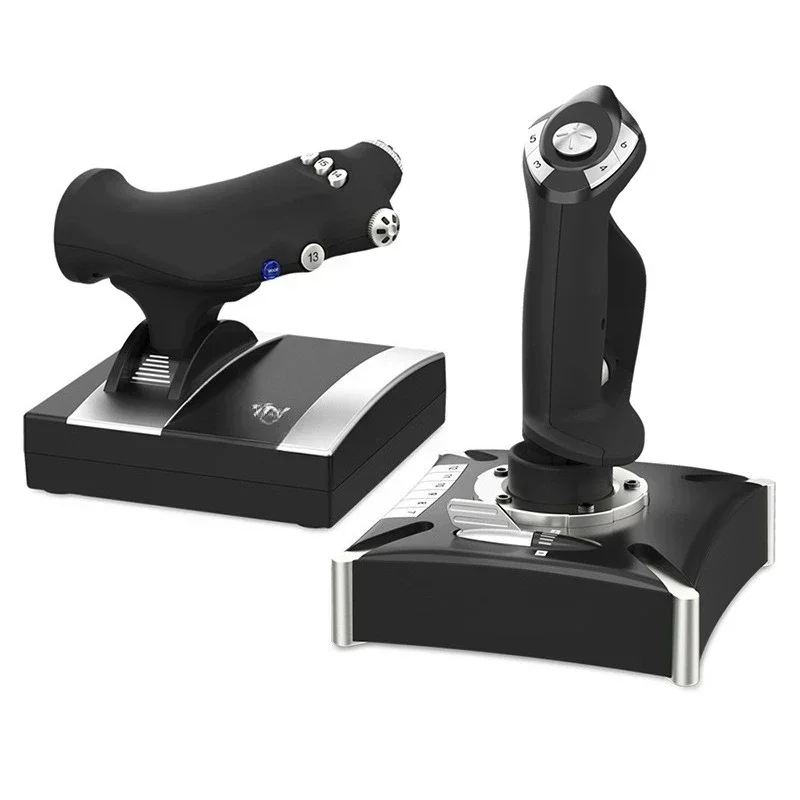 -2119PRO Game Simulation Aircraft Rocker Vibration USB Computer Simulation Flight Controller Joystick