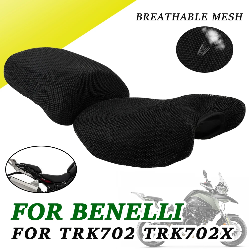 

For Benelli TRK702 TRK702X TRK 702 Adventure 702 X 702X Motorcycle Breathable Sun Protection Waterproof Mesh Seat Cushion Cover