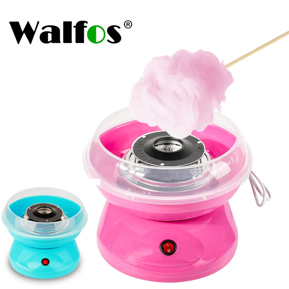 

WALFOS Electric Sweet Cotton Candy Maker Portable Cotton Sugar Floss Machine Girl Boy Gift Children's Day Marshmallow Machine