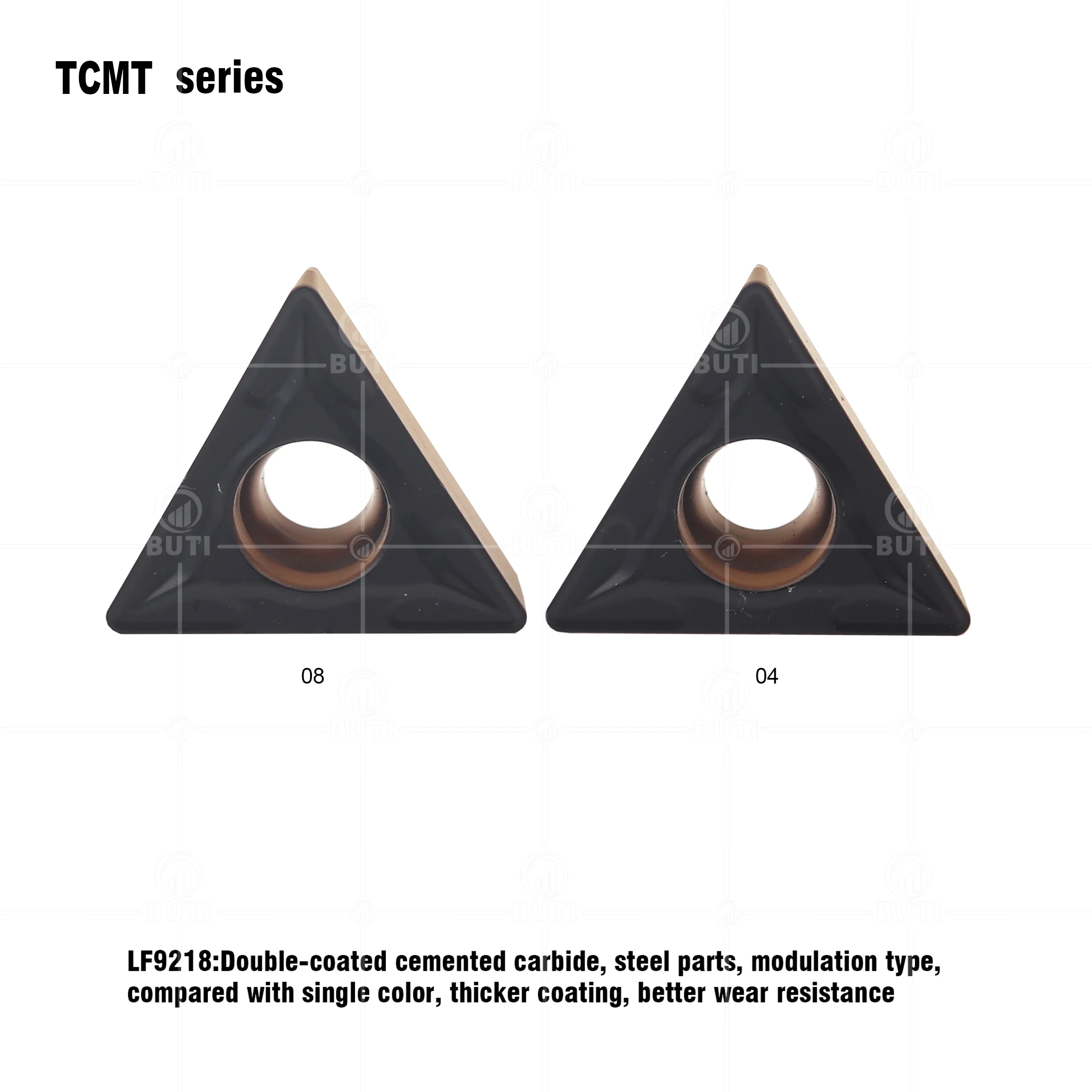 Imagem -05 - Deskar 100 Original Tcmt110204 Tcmt 110208 Lf9218 Duas Cores Cnc Torno Ferramentas Carbide Insere Ferramentas de Torneamento Peças Usadas para Aço