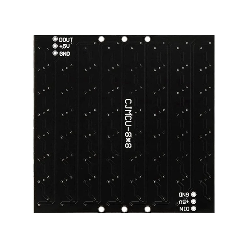 Módulo de CJMCU-8X8 de Panel de matriz LED ABFT-6 X U 64 Compatible con Arduino y Raspberry Pi