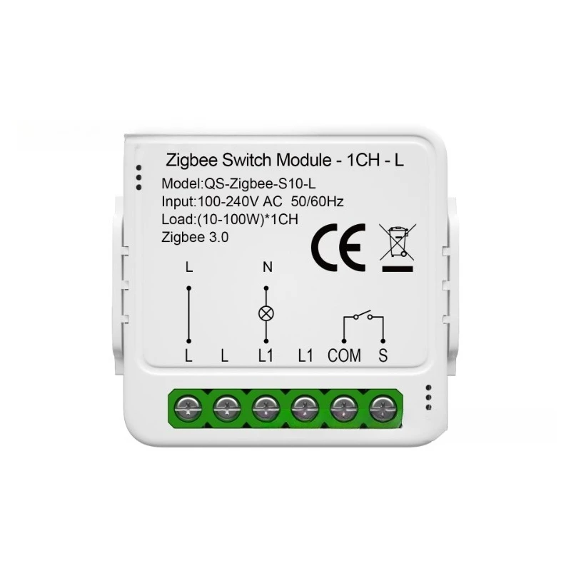 

ZIGBEE single fire switch relay 123 way, graffiti tuya smart switch single fire zigbee