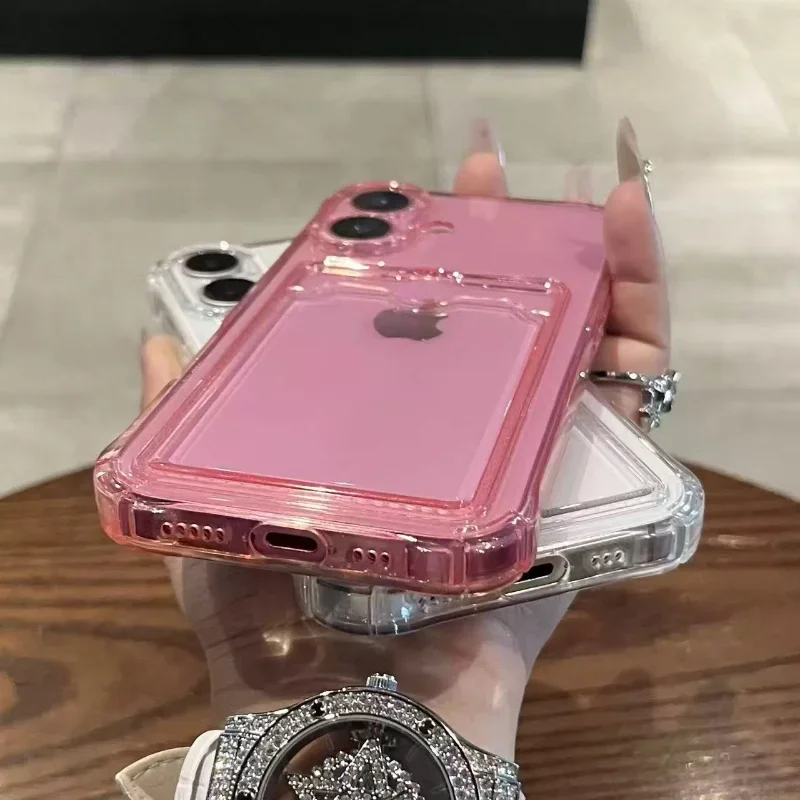 Für Vivo V50 Y19S Y04 Y03 Y28 Y36 Y27 Y100 Y200E Y17S V40 Lite V30 Pro Y16 Y02S Y22S Y35 Y02T Y21S Y21A Brieftasche Karte Klare Abdeckung