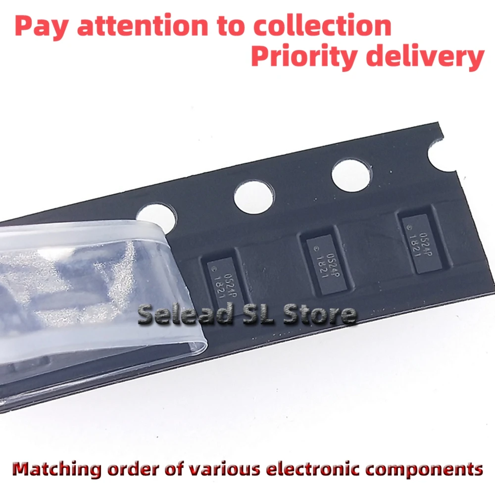 جديد وأصلي 50 قطعة/الحزمة RCLAMP0524PATCT 0524P SLP2510P8 جديد ESD/TVS صمام ثنائي للحماية الكهروستاتيكية