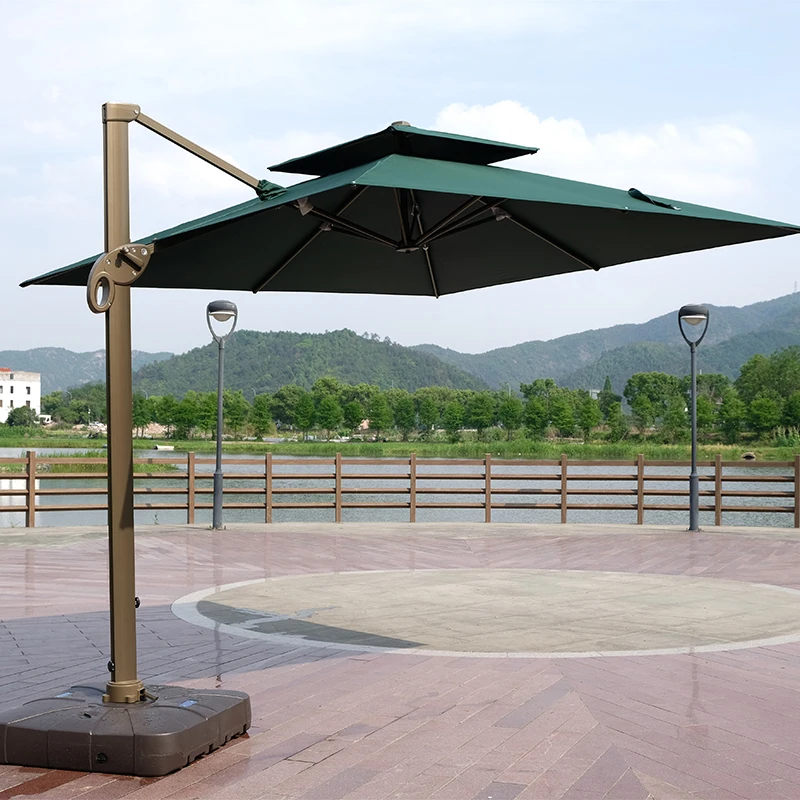 

Goodluck Outdoor Parasol Large Roman Umbrella Stand Outdoor Garden Umbrella