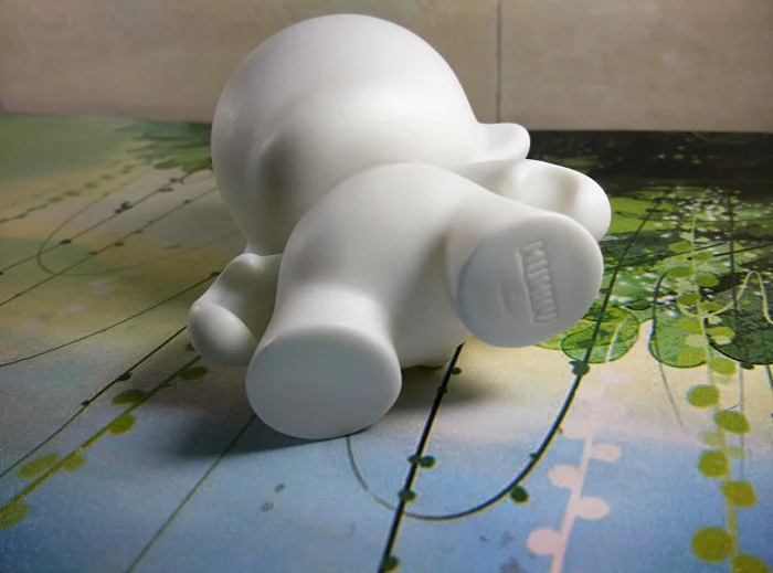 10cm Munny robot Kidrobot klej platforma projekt lalki DIY biała pleśń Graffiti ręcznie malowane dzieci kolorowe białe zabawki zarodki