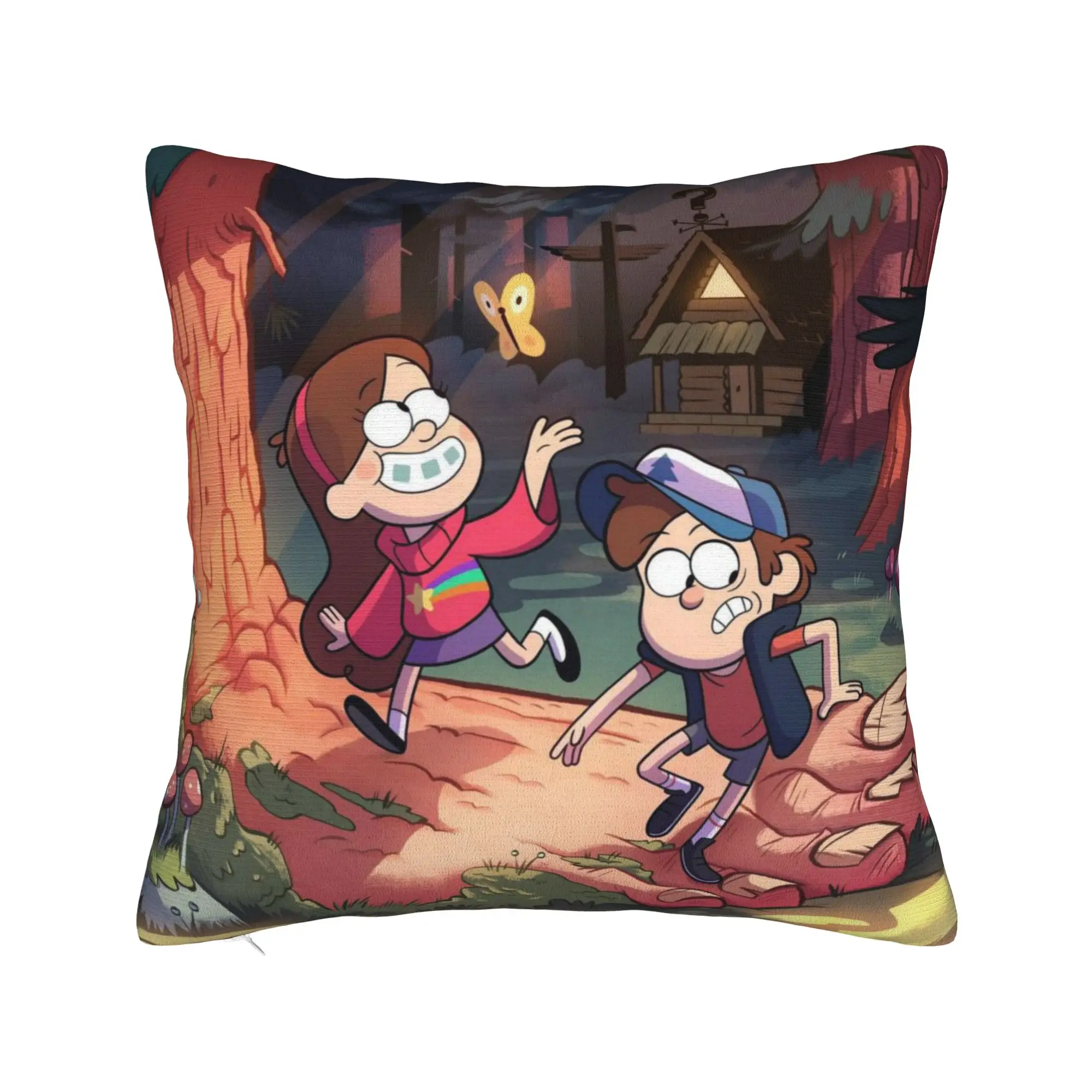 G-Gravity Falls Pillowcase Accessories Printing Cushion Cover Decorative  Throw Pillow Case Cover Seat Multiple Sizes