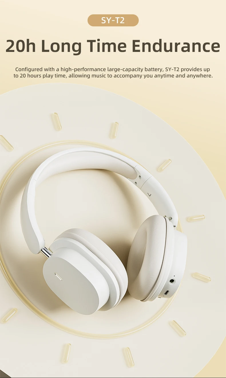Original Bluetooth Headphone Headset SY-T2 High Quality Noise Reduction Wireless Microphone Wired Earphone Gamers Headphones