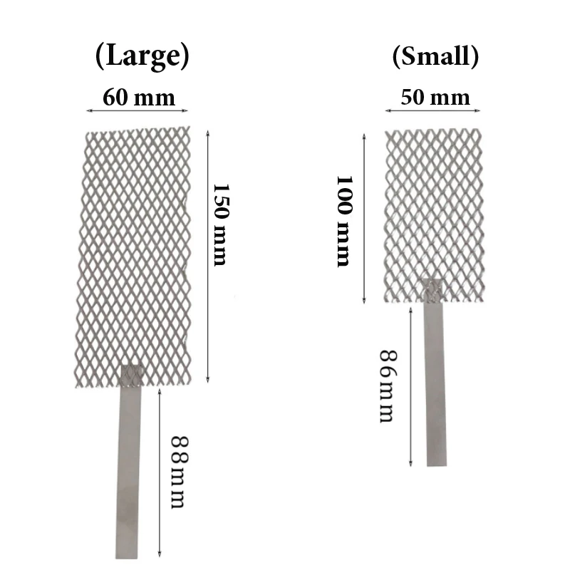 Imagem -03 - Plated Titanium Mesh For Jewelry Making Plating Processing Tool Heat Corrosion Resistance Vários Tamanhos Disponíveis 1pc