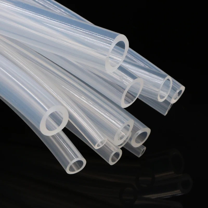 

1/5/10M Food Grade Clear Transparent Silicone Rubber Hose ID 0.5 1 2 3 4 5 6 7 8 9 10 12mm Flexible Nontoxic Silicone Tube Pipe