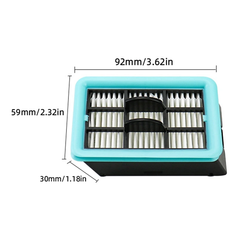 2Pcs Filters For BISSELL Crosswave HF2/3845N/3831 Series Vacuum Cleaner  Filters Replacement Part