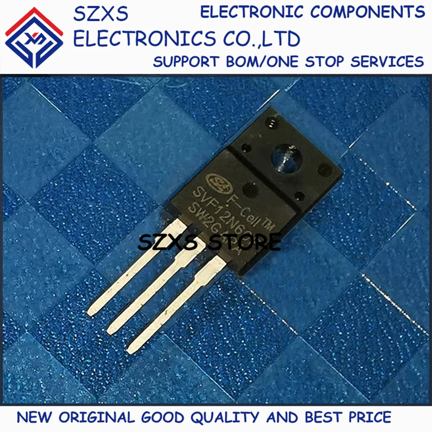 

New Original 20Pcs SVF12N60F SVF12N65F TO-220F 600V 650V 12A MOSFET Field Effect Transistor In Stock Good Quality