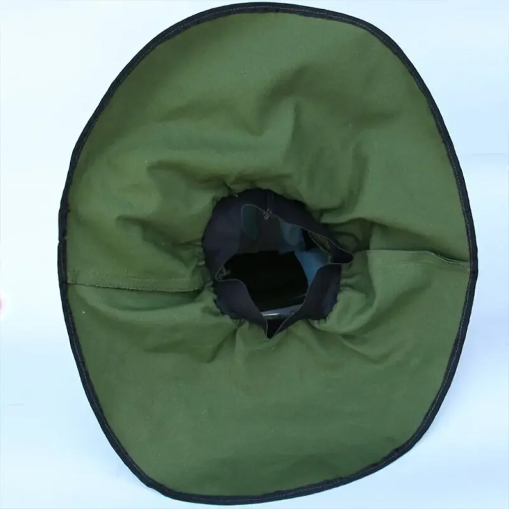 Cappello da saldatura in pelle bovina per uomo, cappello ignifugo, mantello protettivo, scialle da uomo