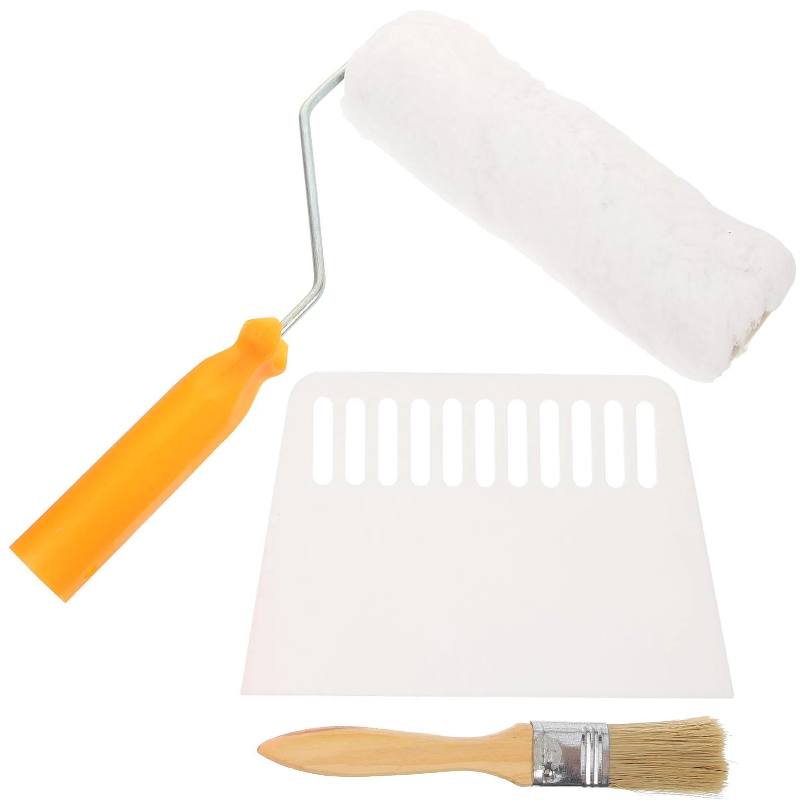 

1Set Wallpaper Seam Roller Pressing Tool Durable Kit for Peel and Stick Vinyl Non-Woven Wallpaper Smoothing Roller Tool