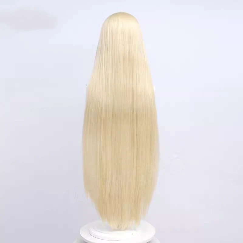 Cos-Mart Anime Chobits Chi perruques Cosplay longue ligne droite lumière or oreille accessoires activité partie jeu de rôle vêtements