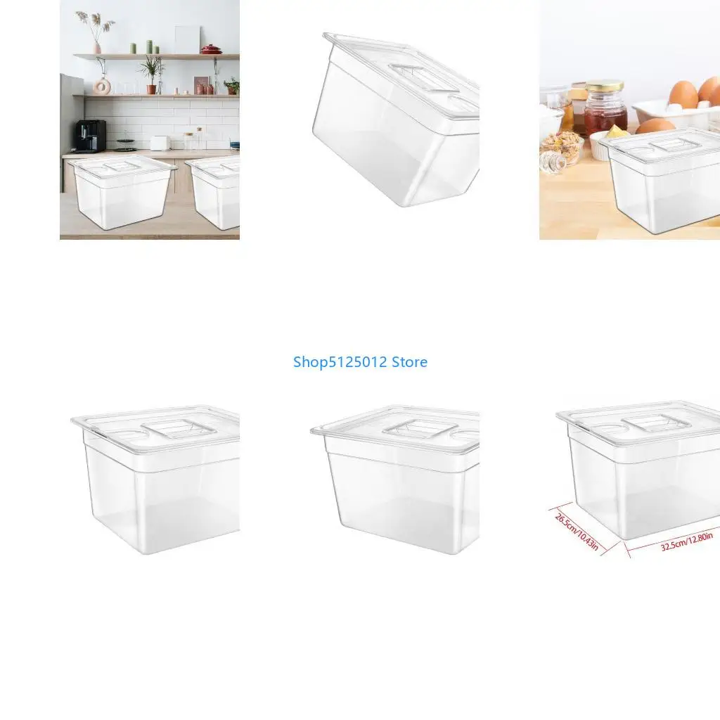G8TC Household Slow Cooker Container 12L Cooking Machine Water Tanks Storage Box