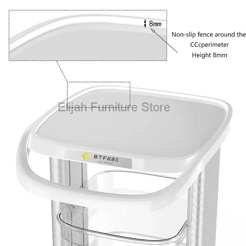 

Furniture Storage Cart Trolley Dental for Tool the Salon Wood Table Pedicure Beauty Hairdressing Cabinet Loading carlloDrawers