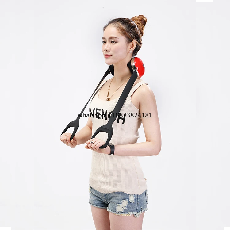 Portable Cordless 2000mah 3.7V USB Heated Massage Belt Shiatsu Whole Body & Neck Waist Massager Mechanical for Home Office Use f