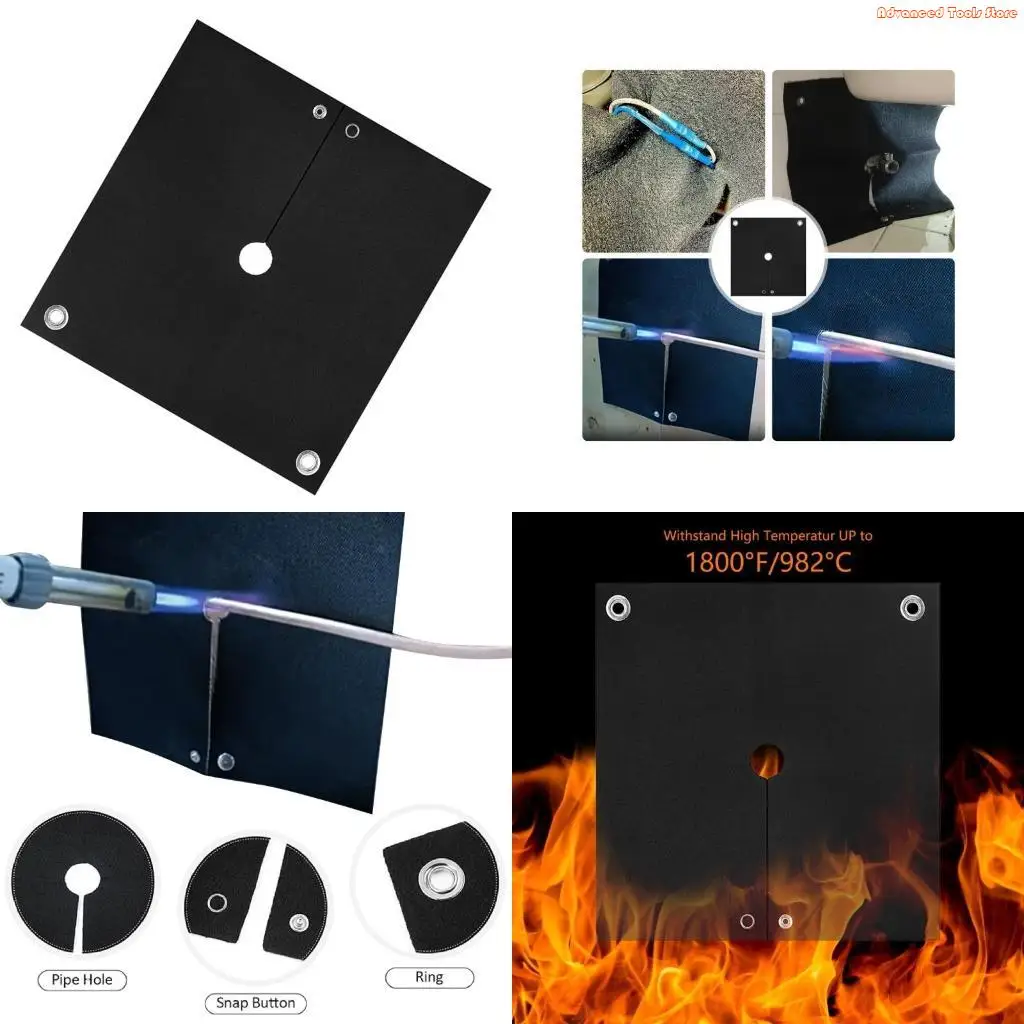 

Carbon Felt Welding Blankets, Heat Resistance Fireproof Safety Mat For Soldering W91B