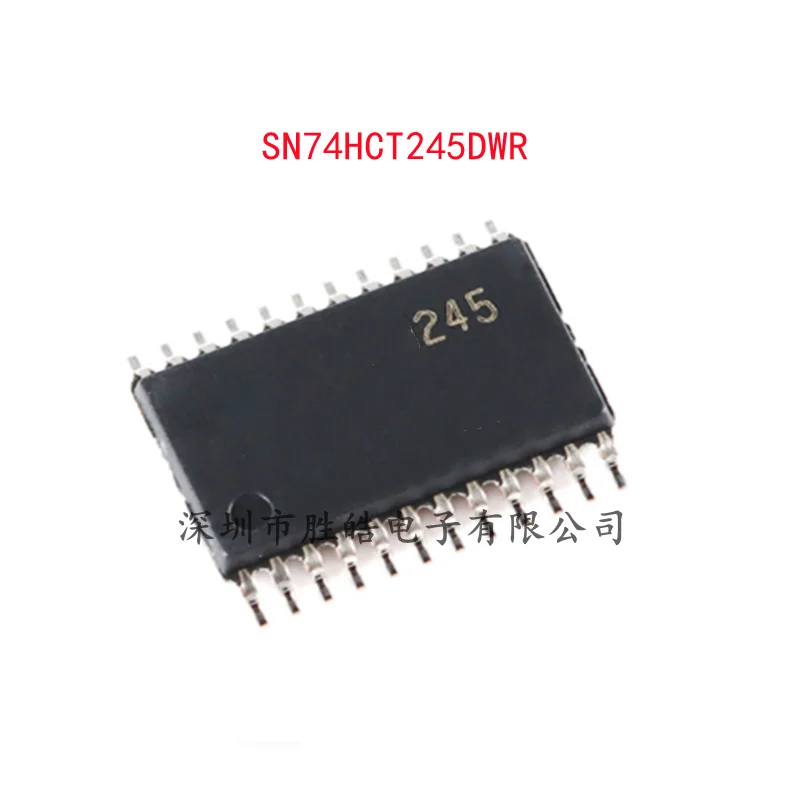

(5PCS) NEW SN74HCT245DWR 74HCT245 Eight-Way Bus Transceiver Chip SOIC-20 SN74HCT245DWR Integrated Circuit