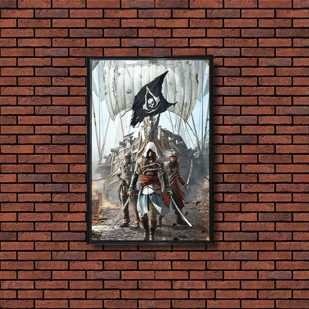 لعبة A-القتلة الرائعة CreedS عالية الجودة النوم غرفة المعيشة الجمالية الجدار الديكور اللوحة ملصق ملصقات هدية