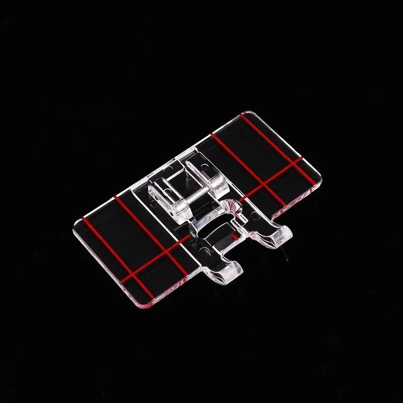 Plastic Clear Parallel Stitch tool Foot Presser Border Guide Foot Domestic Sewing Machine accessories for