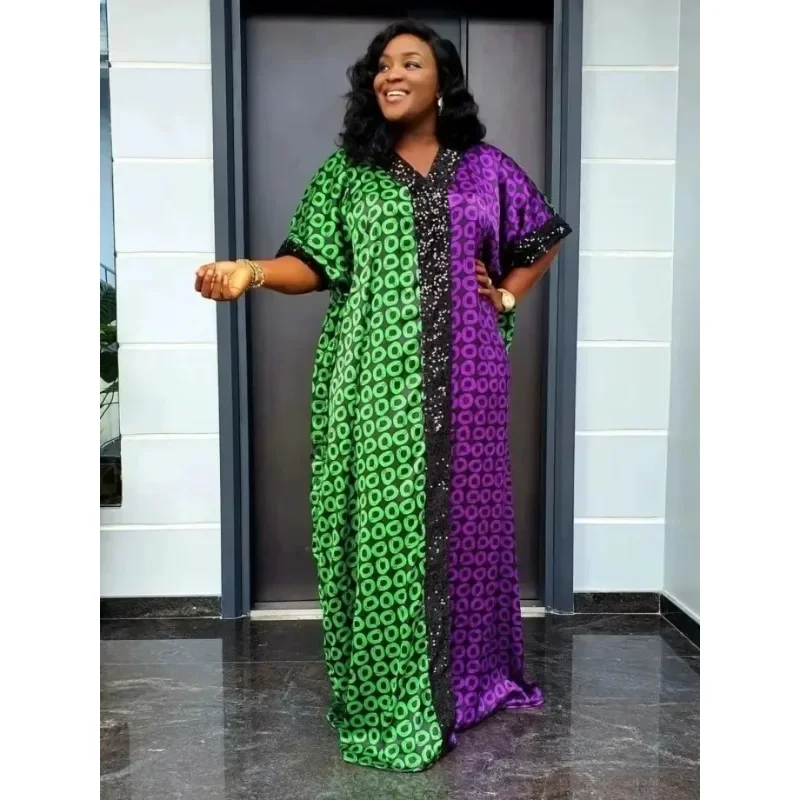 

Африканские платья для женщин, мусульманская мода, кафтан с блестками, абайи, халат Дашики, традиционная африканская одежда, вечернее платье в Анкаре