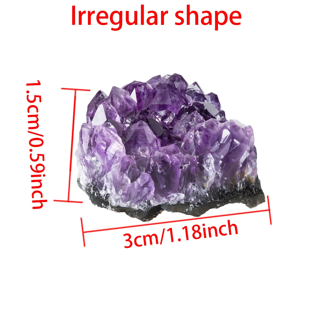 Natural Amethyst Cluster Purple Quartz Uruguay Cluster Irregular Crystal Mineral Stone Crafts Home Decoration Desktop Ornament
