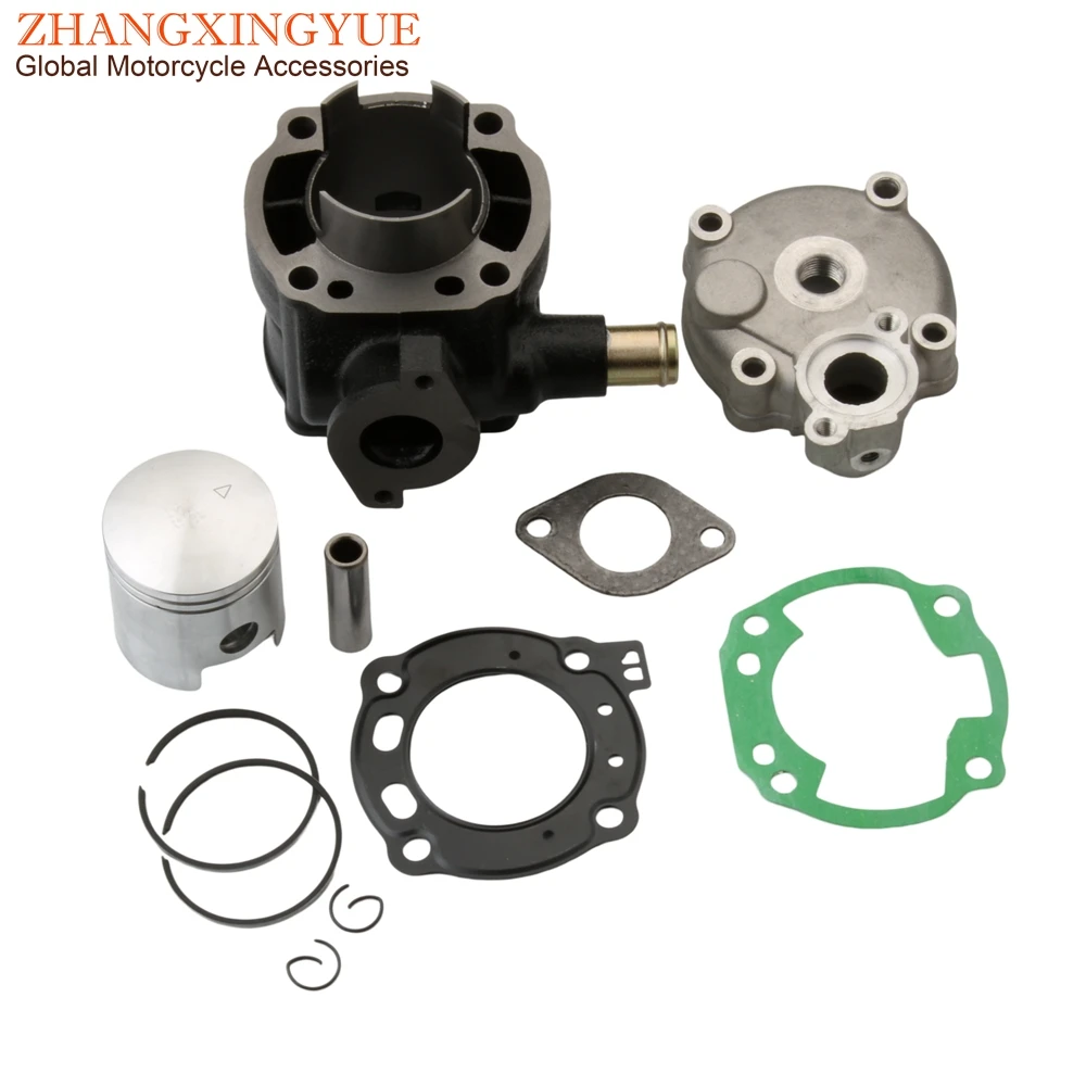 Scooter 70cc Big Bore Cylinder Kit & Head For Suzuki Katana 50 Zillion 50cc LC 47mm/12mm 2-Stroke