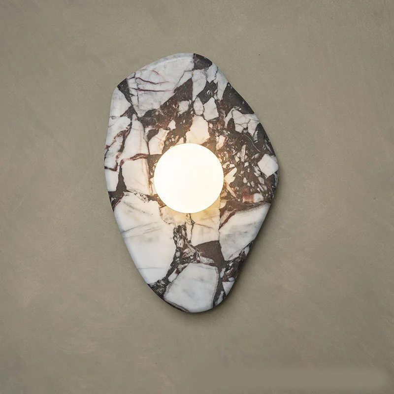 

Advanced Luxury LED Marble Led Light Wall Lamps Creative Designer Atmosphere Lights for Home for Living Room Bedroom Bedside