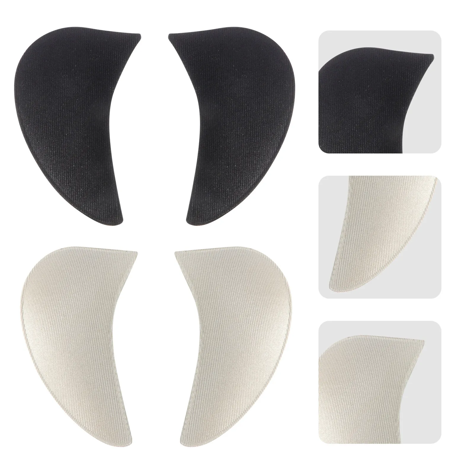 

4Pairs Arch Support Pads Sponge Fabric Reusable Comfortable Insoles for Flat Feet Plantar Fasciitis High Heels Sandals Sneakers